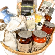 Touch of Greece Wicker Gift basket